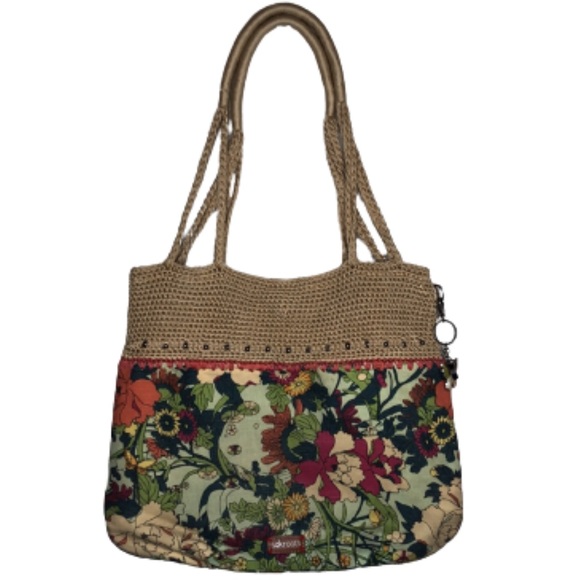 Sakroots Bags Sakroots Artist Circle Floral Print Shoulder Bag
